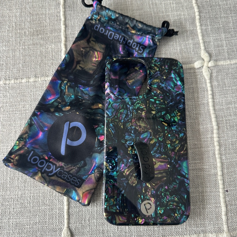Loopy Black Abalone 6.7 P - Apple 13 Pro Max